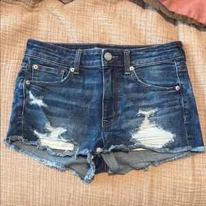 Denim Distressed Women's Shorts